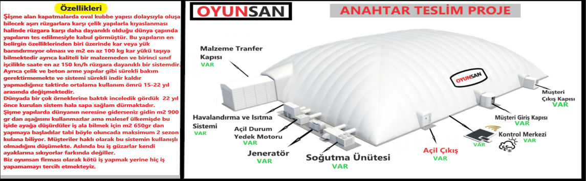 şişme alan kapatma modelleri ve fiyatları